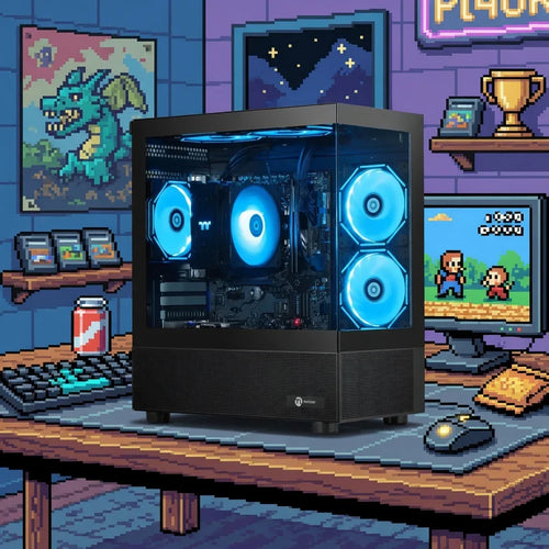 Lumishore Gaming PC | Ryzen 5 5600GT | 16GB RAM | 1TB SSD | Wi‑Fi