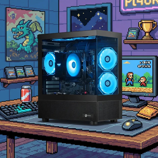 Lumishore Gaming PC | Ryzen 5 5600GT | 16GB RAM | 1TB SSD | Wi‑Fi