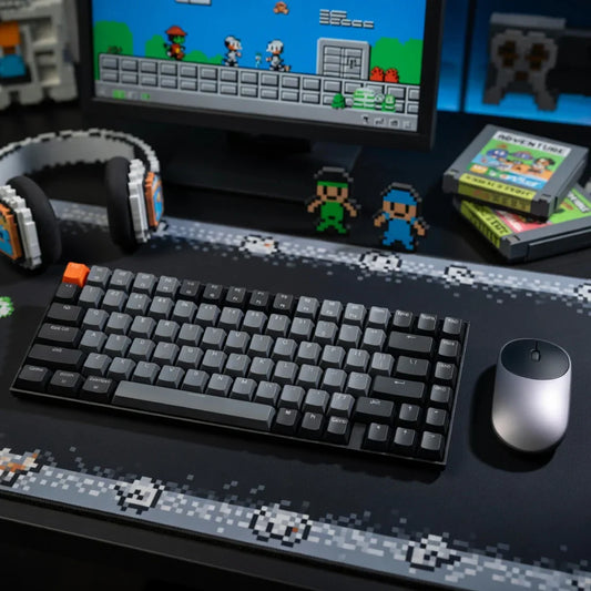 Keychron K4 Wireless Mechanical Gaming Keyboard | 96% 100 Keys | Bluetooth 5.1 + USB | Super Brown Switches | White LED Backlight | N-Key Rollover