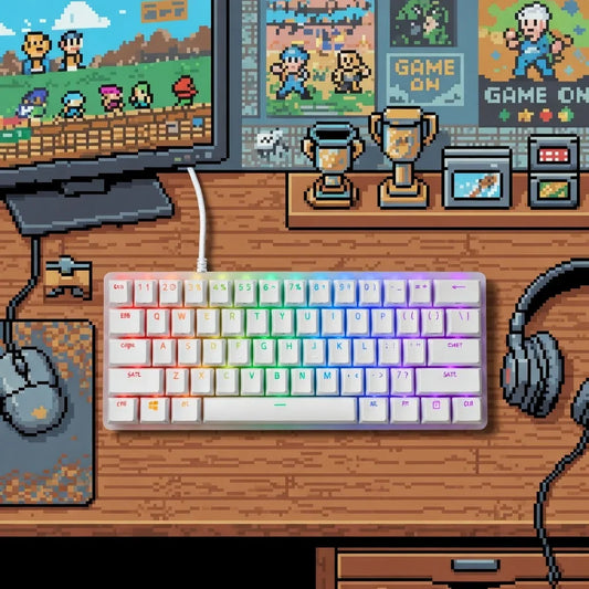 Razer Huntsman Mini 60% Optical Gaming Keyboard | Linear Optical Switches | Mercury | RGB