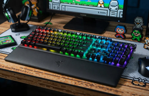 Razer Huntsman V3 Pro TKL Esports Gaming Keyboard | Analog Optical Switches | 8KHz Polling | Tenkeyless | PC