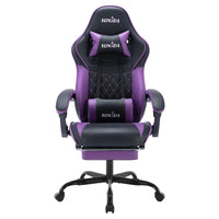 ErgoFlex Pro Gaming Chair: Adjustable, Massage Support & Swivel