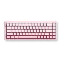MCHOSE Ace 68 Turbo pink mechanical gaming keyboard with full aluminum body, retro 8-bit style