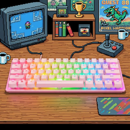 Razer Huntsman Mini 60% Optical Gaming Keyboard | Clicky Optical Switches | Quartz | RGB