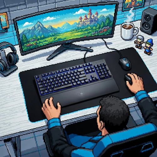 Razer Ornata V3 X Low Profile Gaming Keyboard | USB-A Wired | Ergonomic Membrane