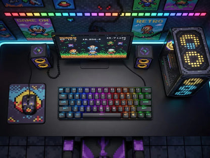 SteelSeries Apex Pro Mini Wireless Gaming Keyboard | 60% Compact | Adjustable Actuation | RGB | PBT Keycaps | Bluetooth 5.0 | 2.4GHz | USB-C