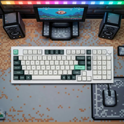 Keychron Q5 HE Rapid Trigger Gaming Keyboard | Hall Effect Magnetic Switches | Adjustable Actuation | QMK | RGB | Aluminum | Tri-Mode | White