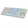 Compact Tactile Gamer Keyboard - 87 Keys, Green Switch