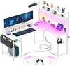 Lumina LED SmartDesk - L-Shaped with Charging Hub